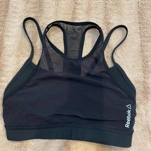 REEBOK Women Sport Bra Size S Black